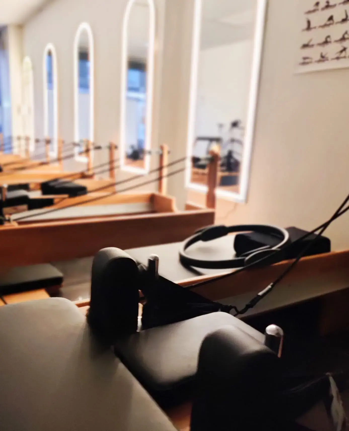 Reformer Pilates Studio Equipment Detail