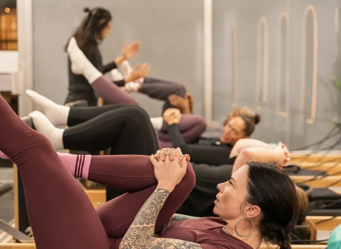 Reformer Pilates class in session at Archway Wellness Centre